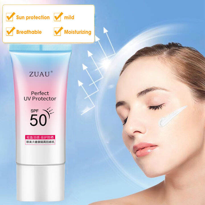 Zuau Premium Whitening Sunscreen For Face And Body Spf50 Pa Sunblock For Face And Body For 5562