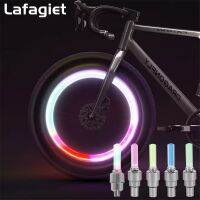 ✿ 10pcs Bike Valve Light Neon Bicycle Spoke Wheel Light Taillight Car Motorcycle Tyre Valve Caps Night Cycling Safety Warning Lamp