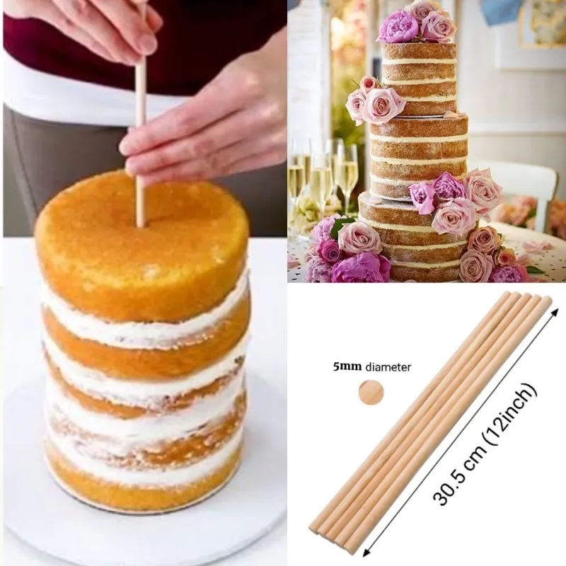 Doweling cake - How to Stack a Cake - Veena Azmanov