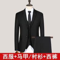 Fast Shipping New Spring And Autumn Youth Slim Suits MenS Suit Three -Piece Wedding Service Groomsmen