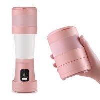 （HOT NEW）เครื่องคั้นน้ำผลไม้แบบพกพา JuicerJuicer Cup ไฟแช็กกันลื่นน้ำหนักเบา