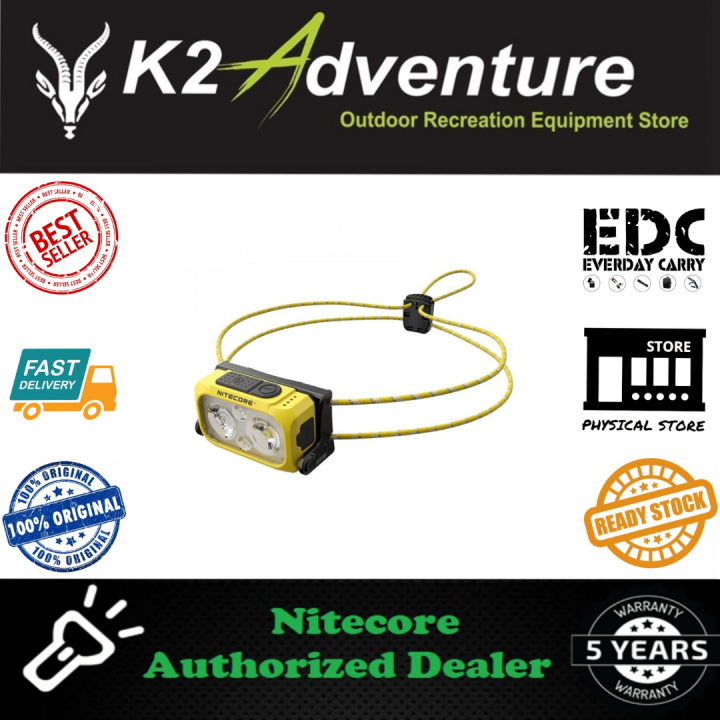 Nitecore NU21 360L Dual Beam Ultra Lightweight Rechargeable Headlamp