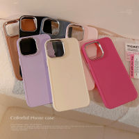 Apple เคสโทรศัพท์มือถือ iPhone 14/13/12/11/X/xs/xr แบบเรียบง่ายสีทึบ15 Pro Max เคสโทรศัพท์มือถือซิลิโคน14 Plus ปลอกนิ่มหลากสี13 Mini ที่ล้อมรอบด้วยกันตกเคสป้องกัน