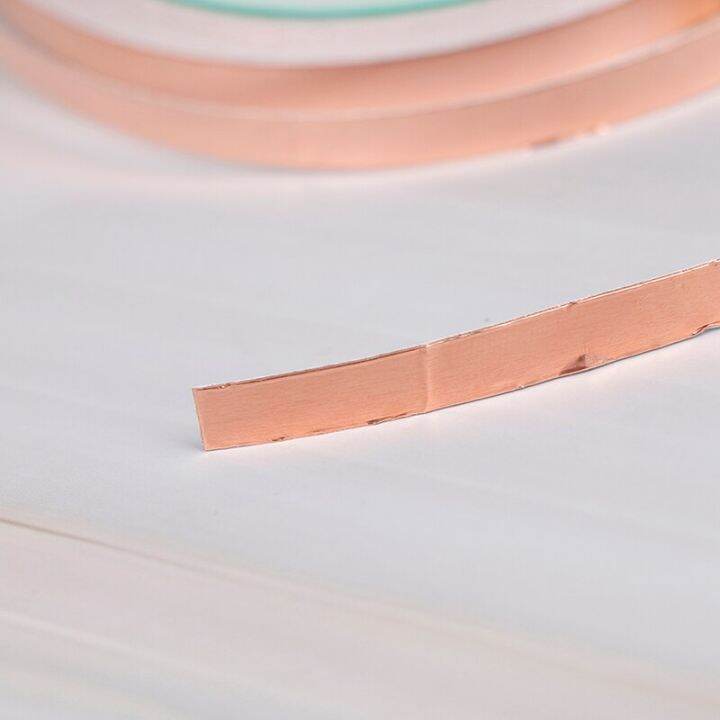 6mmx10m-double-sided-conduct-copper-foil-shielding-tape-conductive-self-adhesive-heat-insulation-adhesives-tape