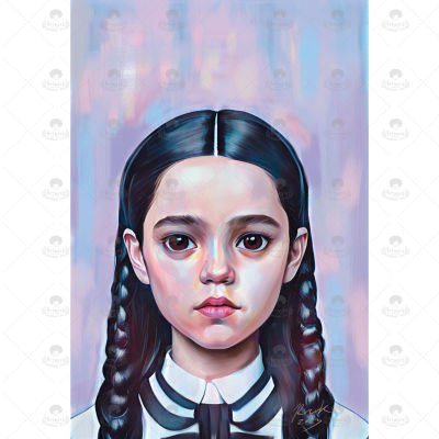 ภาพวาด ไอดอล ID014 Wednesdy {Jenna Ortega} ฉากดำ วาดจากiPad โปรแกรม PROCREATE งานปริ้นท์เลเซอร์  ID014  ภาพวาด ไอดอล Wednesday Addams น้องวันพุธ หรือ Jenna Ortega with Black background วาดจากiPad โปรแกรม PROCREATE งานปริ้นท์เลเซอร์  ID009  #Wednesday #Jen