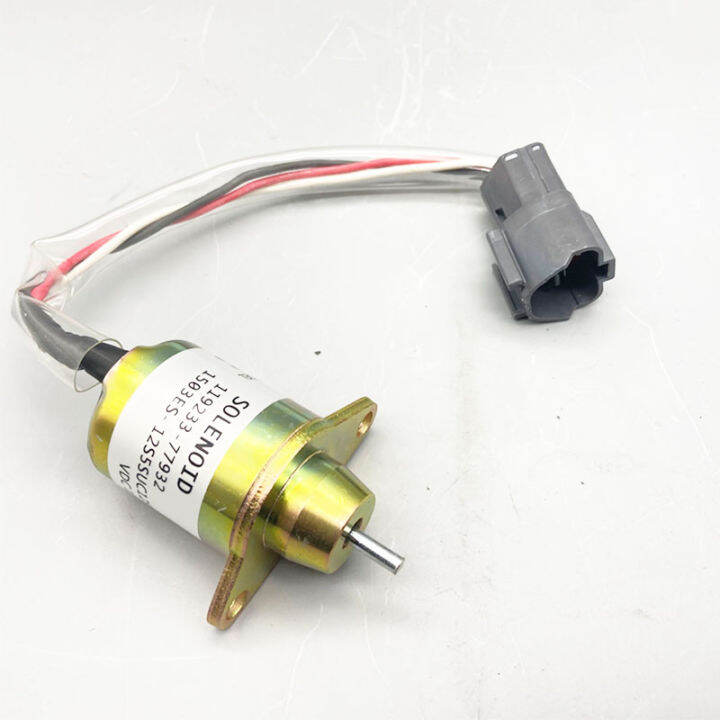Parker shark Yanmar Engine 4TNV94 4TNV98 Shutoff Solenoid Shut off