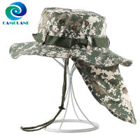 CAMLOAND Mens Buck หมวกคอ Flap ฤดูร้อน UPF 50 Sun หมวกสำหรับสตรี Camouflage หมวกเดินป่ากลางแจ้ง Breathable หมวกตกปลา