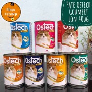 Pate cao cấp cho mèo Ostech Gourmet 8 vị hấp dẫn - lon 400gr