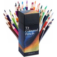 Lele Pencil】ชุดดินสอสีภาพวาดดินสอสี72สี,ชุดอุปกรณ์มืออาชีพงานศิลปะสีน้ำมันชุดวาดรูปตะกั่ว