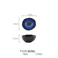 Dish Bowl European Porcelain Deep Bowl Irregular Bowl Creative Tableware Irregular Bowl Dishes Set Noodle Bowl