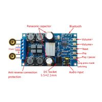 DF 50 W x 2 Bluetooth Digital Dual Channel โมดูลขยายเสียงพร้อมเคส