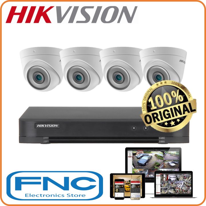 HIKVISION DS-7204HQHI-K1 /E Analog 4CH 2MP 1080P Fixed 3.6mm H.265 ...