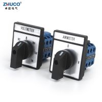 ZHUCO SZW26/LW26-20 YH5.3 LH3.3 20A 3 Poles Ammeter 4 Positions Voltmeter 7 Positions Selector rotary Cam Changeover Switch