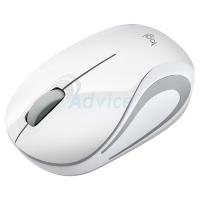 LOGITECH เมาส์ Wireless Optical Mini Mouse (M-187) White (สีใหม่)