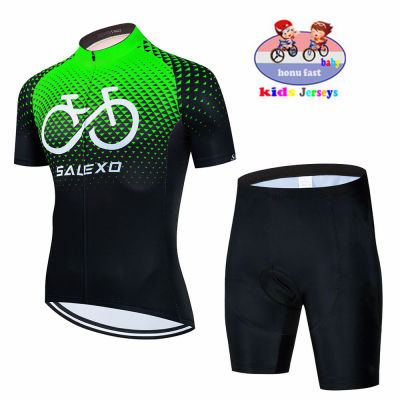 2022 New Kids Cycling Jersey Set Cute Cartoon Anime Boys Girls Cycling Clothing Road Bike Suit Ropa Ciclismo Maillot Body Suit