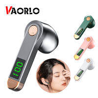 VAORLO หูฟังบลูทูธไร้สาย,หูฟังหน้าจอดิจิตอลควบคุมด้วยปุ่ม HiFi เบสหูฟังเดียวหูฟังสำหรับขับรถพร้อมไมโครโฟน HD สวมใส่สบาย