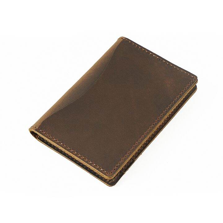 layor-wallet-moterm-men-ผู้ถือบัตรเครดิต-rustic-crazy-horsecustomized-business-unisexcardholder-wholesale