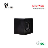 ACCESS INTERVIEW MICROPHONE LOGO-Blue