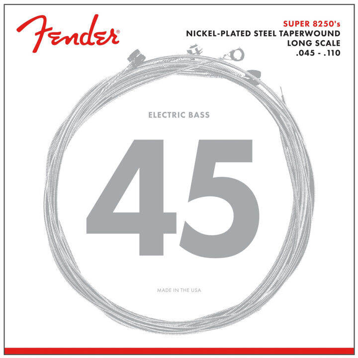 fender-super-8250s-สายกีตาร์เบส-สายเบส-แบบ-nickel-plated-steel-taperwound-ของแท้-100-long-scale-0-045-0-110-made-in-usa