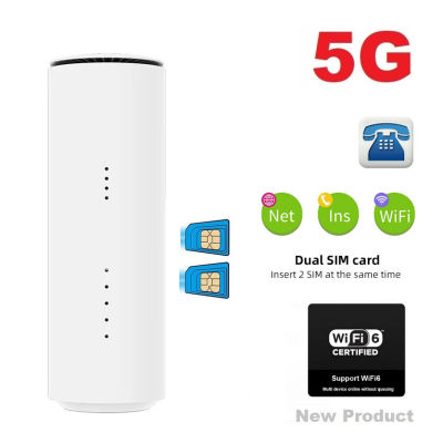 5G Router WiFi 6 Dual 2 SIM +VoLTE โทรเข้า ออก ได้ รองรับ 5G 4G ทุกเครืองข่าย