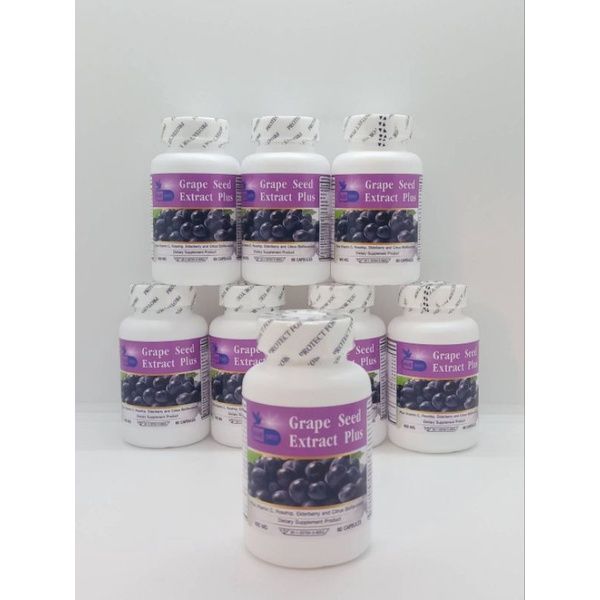 sure-ของแท้-นำเข้า-สารสกัดจากเมล็ดองุ่น-พลัส-grape-seed-extract-plus-ตรา-บลูเบิร์ด-ขนาด-600-มิลลิกรัม-60-แคปซูล