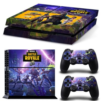 ✟♙ Fortnite PS4 Skin Sticker Decal PlayStation 4 Console and 2 Controller Skins PS4 Stickers Vinyl Kid 39;s Halloween Christmas Gifts
