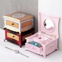 Dancing Ballerina Music Box For Kids Retro Classic Craft Jewelry Storage Organizer With Mirror Faver Christmas Birthday Gifts