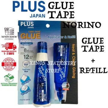 PLUS Norino Glue Tape 8.4mm (Value Pack) free correction tape