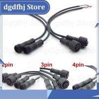 Dgdfhj Shop 10pcs 2 3 4 pin core DC male female connector power 3A Cable Copper Wire waterproof IP65 Plug for LED Strip light diy car repair