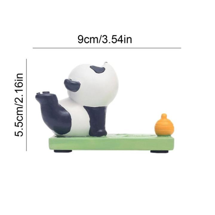 cute-phone-stand-resin-panda-shape-phone-stand-proper-height-desktop-ornaments-decorative-portable-for-living-room-dining-table-bedroom-and-kitchen-clever