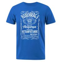 Mens Tshirts Cotton T Shirts Printed Heisenberg Letter Tshirt Hop Blouse Mens Sportswear T Shirt Men Gildan