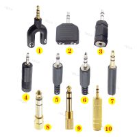 3.5mm 6.5mm Male Audio Adapter to 3.5mm 2.5mm Female Stereo Plug Connector For Aux Speaker Cable Headphone Jack YB1TH