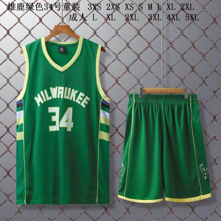 nba-jersey-milwaukee-bucks-no-34-giannis-antetokounmpo-basketball-clothes