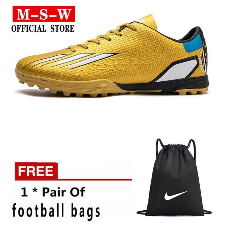 【MSW】 สตั๊ด Men's Football Boots Spikes/FG Football Boots Lazada.co.th
