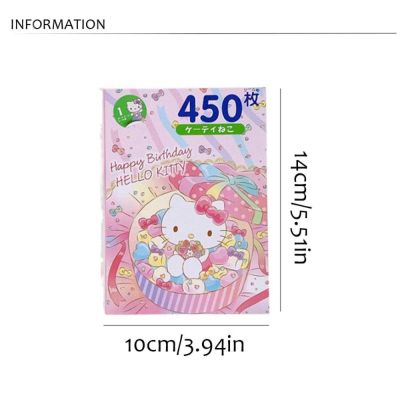 Taylor2pv สติกเกอร์ ลายการ์ตูนอนิเมะ Guka Cinnamoroll My Melody น่ารัก แฮนด์เมด สไตล์ญี่ปุ่น สําหรับติดตกแต่งสมุดภาพ 450 ชิ้น