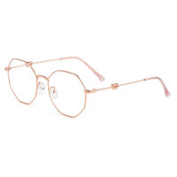 Gmei Optical Women Polygonal Titanium Alloy กรอบแว่นตา Ultralight หญิงแฟชั่นแว่นตากรอบแว่นตา MD18045