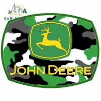 Earlfamily 13Cm X 10.1Cm สำหรับรถมอเตอร์ไซค์ Jhn Deere สติกเกอร์รถกราฟฟิตีรูปลอกตลก Diy รอยขีดข่วนสำหรับ Jdm Suv Rv