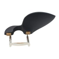 TECHCHIP 3/4 4/4 Violin Chin Rest Chinrest Wood with Standard Bracket Black