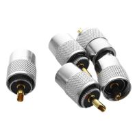 HVJ-5 Pcs Uhf Pl259 Plug Solder Connector For Rg8