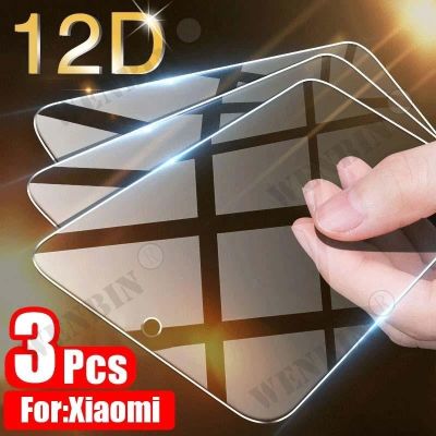 3 Pcs 9HD Screen Protector Full Protective Glass For Xiaomi 13 Pro 12T Pro Poco X5 Pro Redmi Note 12 11 Pro Screen Protector