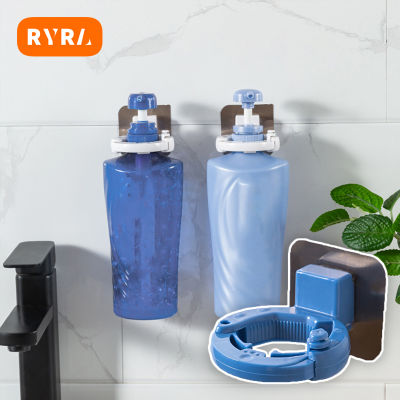RYRA ที่วางในห้องน้ำแชมพูอาบน้ำ Punch-Free ชั้นวางของในครัวเรือน Self-Adhesive เจลอาบน้ำชั้นเก็บของอุปกรณ์ห้องน้ำ