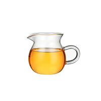 Elegant Fair ( Gongdao) Cup Heat-resistant Glass Microwave Safe Teaware Gift Health Kung Fu Teapot Pitcher Serving Mug