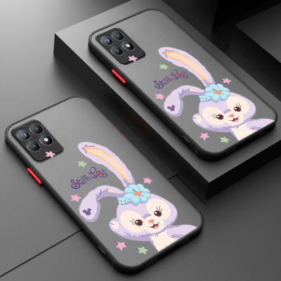 Realme 9 Pro + พลัส5กรัม Realme 9i 8 Pro 8i กระต่าย Stellalou คมชัดปุ่มเคลือบพลาสติกปลอกผิวความรู้สึกโทรศัพท์กรณีกันชนนุ่มปก