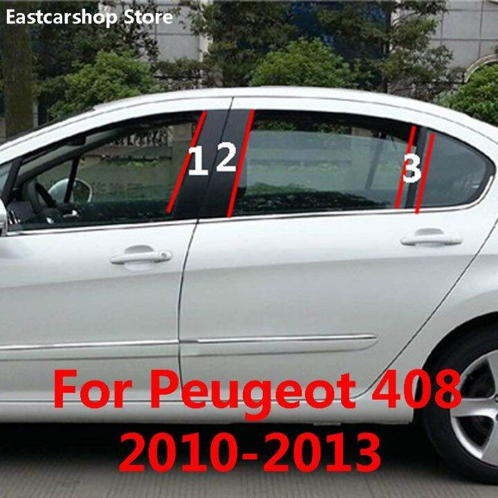 สำหรับ-peugeot-408รถ-b-c-เสากลางคอลัมน์หน้าต่างพีซีเชือกยาวของตกแต่งสติกเกอร์2020-2019-2018-2017-2016-2015-2010-2014