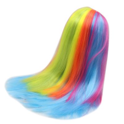 DBS factory blyth icy doll scalp and dome wig only rainbow hair for DIY custom doll