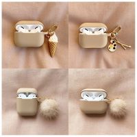 fundas For AirPods 1 2 Case Cute Cute Palette Ice Cream Pendant keyring Headphone Case For Airpods 3 Pro Silicone Earphone Cover Wireless Earbud Cases