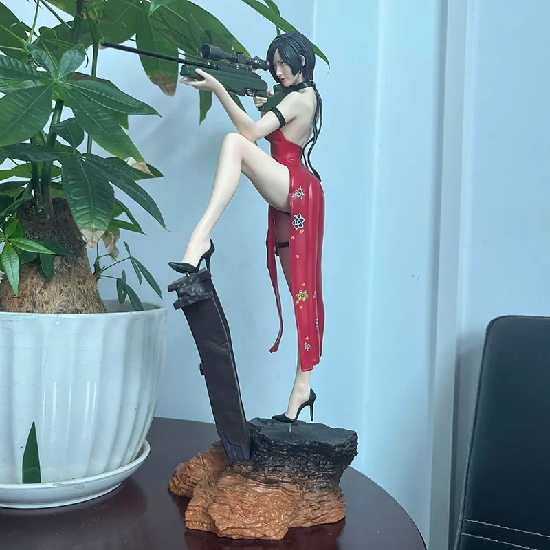 1/4 Resident Evil Action Figures Collectible, 55Cm Ada Wong Anime Model  Statue, Resin Environmental Protection Materials Suitable for Home Office  Desk Decorative Ornaments Toy : : Toys & Games