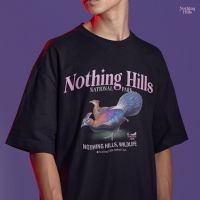 " The Vintage bird " เสื้อยืดทรงหลวมOversize By Nothing Hills™
