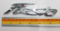 Logo Fiesta งานพลาสติก พร้อมกาวติด สี โครเมียม 14.5 cm ford