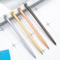 1 Pieces Love Skull Metal Ballpoint Pen Stationery Pens